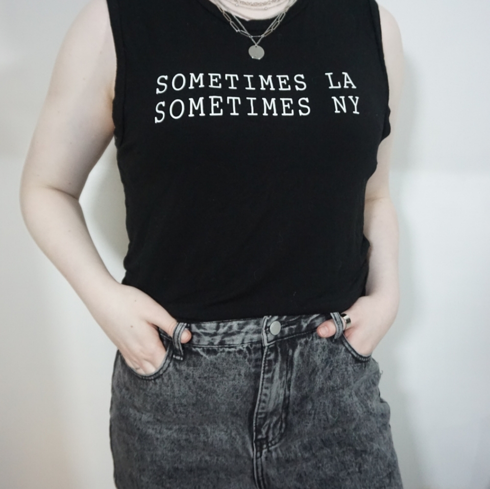 Graphic tank top